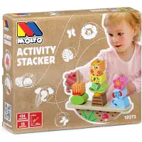 MOLTO Wooden Stackable Rocker Educational Toy Doré Enfants