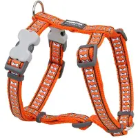 Red Dingo Harnais pour chien Os réfléchissant 25-39 cm Orange