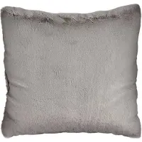 Gift Decor Coussin - Gris - Cuir Synthétique - 60 X 18 X 60 Cm - Élégance Chic