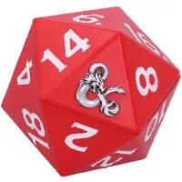 Nemesis Now D20 Dice Box Decorative Dice 13.5 Cm Rouge