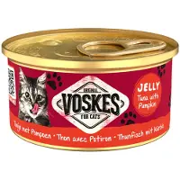 Voskes Jelly Tuna with Quinoa 24x85 g 100% thon avec quinoa en gelée, aliment complémentaire pour chat
