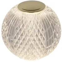 Lucide Cintra - lampe de table - Ø 9 x 8,7cm - 3 niveaux de gradation - 1,5W LED inclus - rechargeable - 3000K