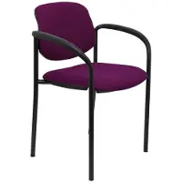 Nowy Styl Styl Bali With Arms Office Fixed Chair Violet