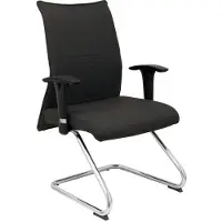 Piqueras Y Crespo Albacete Confidente Office Fixed Chair Noir