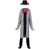 MOM Invisible Man Infant Costume Gris M-L Enfants