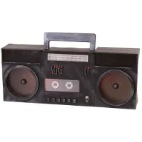 MOM Radiocassette Ghost With Light And Sound Marron