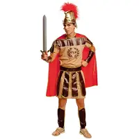 MOM Roman Centurion Man Costume Rouge M-L Enfants