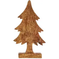 Krist+ Arbre de Noël 5 x 31 x 15,5 cm bois doré