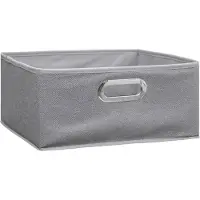 5 Five Boîte De Rangement Gris Clair Chiné 31 X 31 X 15 Cm