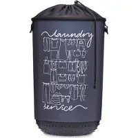 Kipit panier à linge en plastique 40l avec fermeture en (40 l)