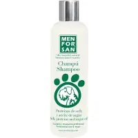 Menforsan Shampooing Naturel Avec Protéine De Soie/Huile D'argan Pour Chien 300 Ml
