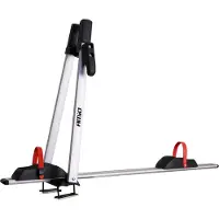 Amio Porte-vélos pour toit de voiture en aluminium RBR-02 avec système de sécurité