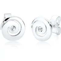 Elli Boucles d'oreilles 'Kristall' argent