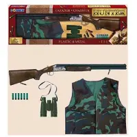 PULIO Hunting Shotgun 2 Shots With Vest 85x27x5 Cm Marron Enfants