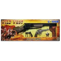 PULIO Stir And Rifle Wild West Set 8 Shots Multicolore Enfants