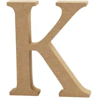 Creativ Company Lettre K en bois