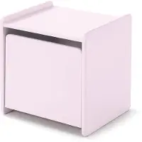 Vipack Table de chevet Kiddy avec espace de rangement - rose