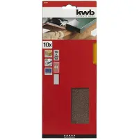 Kwb Patins abrasifs BOIS & MÉTAL, corindon, 115 x 280 mm - 812080