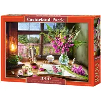 Castorland Puzzle Nature Morte avec Mufliers Violets - 1000 pièces