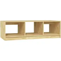 vidaXL Table basse 110x50x34 cm pin massif