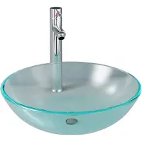 vidaXL Évier avec robinet et bonde escamotable verre trempé mat