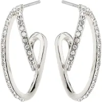 Pilgrim Boucles d'oreilles 'ETTY' argent