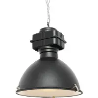 QAZQA Suspension industrielle noire 53,5 cm - Sicko