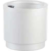 Plastiken Pot de fleurs auto-arrosant Blanc (Ø 22 cm)