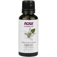Now Huiles Essentielles, Huile de Néroli, Parfum Floral, Distillation à la Vapeur, 100% Pur, Vegan, 1-Ounce