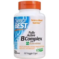 Doctors Best , Complexe B Entièrement Actif avec Quatrefolic, 60 Gélules Végétales