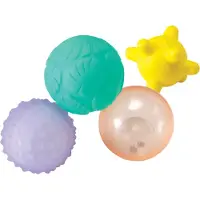Infantino Jeu d'éveil Infantino Coffret 4 balles lumineuses et sensorielles