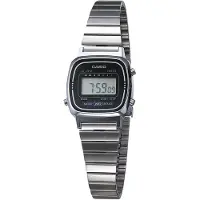 Casio La670wd-1df 30.3mm 3atm Quartz Digital Woman Watch Argenté Femme