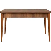 Skye Decor , Vina - Walnut, table à manger, noyer, 130 x 77 x 80 cm