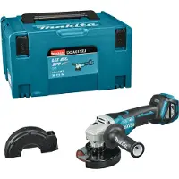 Makita DGA517ZJ Meuleuse D'angle Sans-fil - 18V Li-ion - Modèle ADT - MAKPAC - 125 Mm - Brushless - Machine Seule