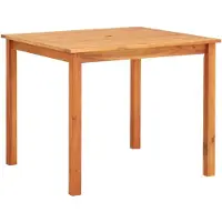 vidaXL Table de jardin 88x88x74 cm bois massif acacia
