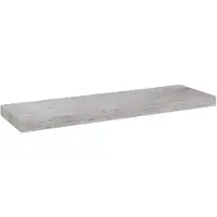 vidaXL Étagère murale flottante Gris béton 80x23,5x3,8 cm MDF