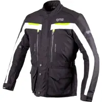 GMS Gear Veste Textile Noire Blanche Jaune Néon Taille L