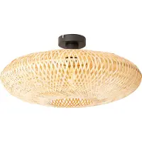 QAZQA Plafonnier oriental en bambou 50 cm - Ostrava