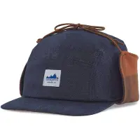 Patagonia - Casquette respirante avec cache-oreilles - Range Earflap Cap Upriver/Sisu Brown , en Coton - Bleu
