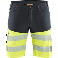 Blakläder Short haute-visibilité +stretch Gris moyen/Jaune fluo 154118119633 -