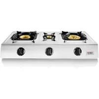 Haeger 3-n5-h Portable Gas Hob 3 Burners Argenté