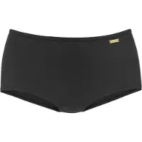 LASCANA Bas de bikini or / noir