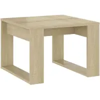 vidaXL Table d'appoint chêne Sonoma 50x50x35 cm Bois composite