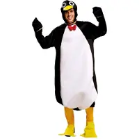 MOM Penguin Man Costume Jaune M-L Enfants