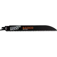 Bahco Lame de scie sabre, pour le bois, 300 mm, 5 ZpZ, HSL, pack de 2