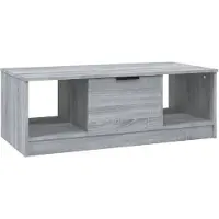 vidaXL Table basse Gris Sonoma 102x50x36 cm Bois composite