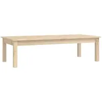 vidaXL Table basse 110x50x30 cm pin massif
