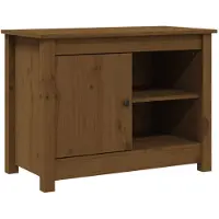 vidaXL Armoire TV brun miel 70x36,5x52 cm Pin massif