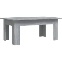 vidaXL Table basse Gris Sonoma 100x60x42 cm Bois composite
