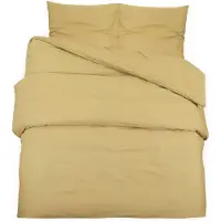 vidaXL Ensemble de literie Taupe 140x200 cm Microfibre légère